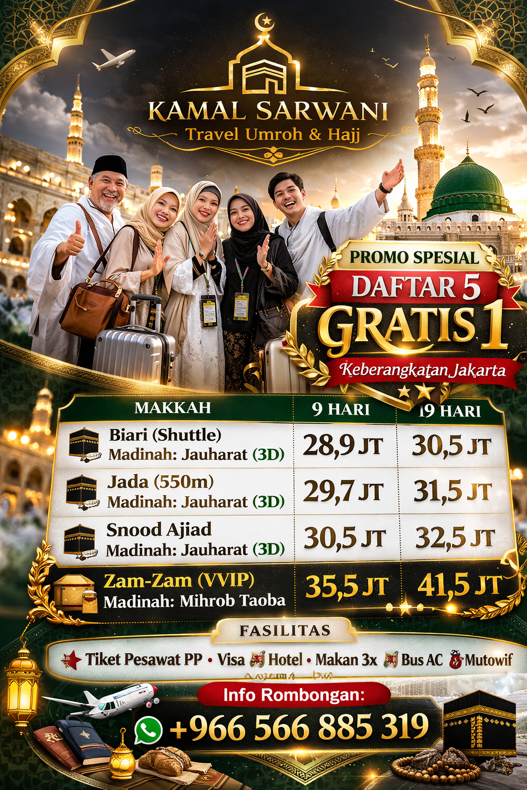 Promo Daftar 5 Gratis 1